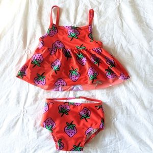 Hanna Andersson Sunblock Tankini, Strawberries